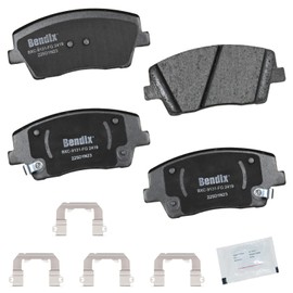 Bendix Bendix Priority1 CFC2419 Ceramic Front Brake Pads for Genesis G70 2020, G70 2023-2022, Kia Stinger 2023-2022