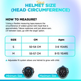 Kids Helmet Kids Bike Helmet old Boys Girls Toddler Bike Helmets for 3-13years，Adjustable Lightweight Helmet for Skateboard Cycle Roller Skating Scooter (Black, S)