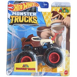 Hot Wheels Monster Trucks Donkey Kong, 2023 Connect and Crash Car