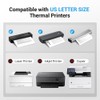 GV Verdegen Thermal Printer Paper 8.5 x 11 Inch,Thermal Paper