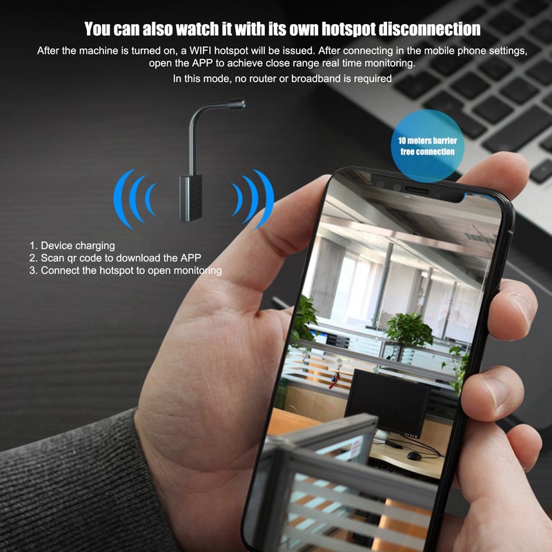 Mini WiFi Camera 1080P Full HD Wireless Security Smart Camera