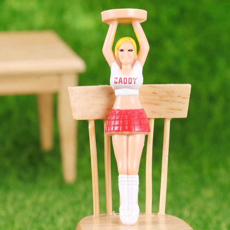 VANZACK 4PCS/PACK Outdoor Girl Tee Plastic Holder for Golfer Sports