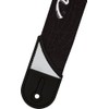 Jackson White Logo Strap, Guitar Accessories, Black, 2in