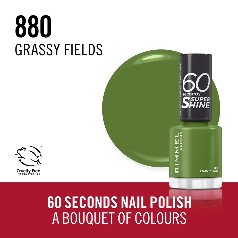 Rimmel Rimmel 60 Seconds Nail Polish 880 Grassy Fields