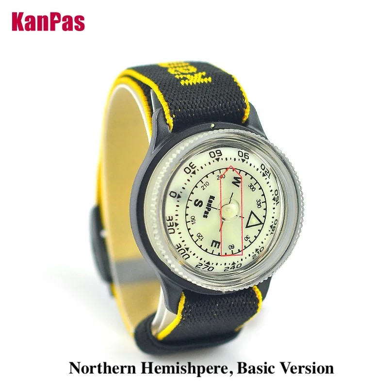 Magnetic Wrist Compass for Hiking & Outdoor Navigation – 39mm