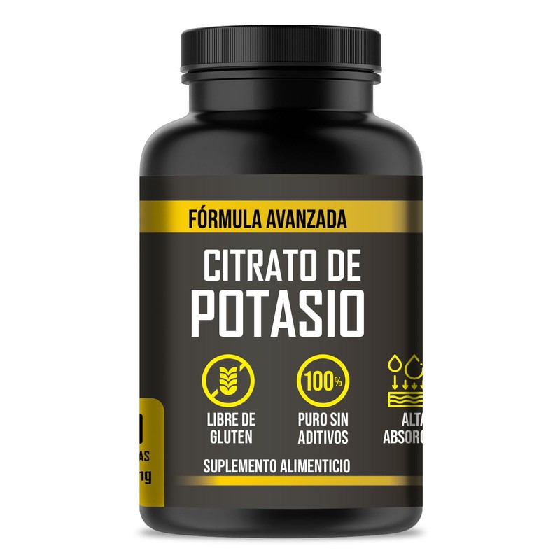 Lenico Citrato de Magnesio y Citrato de Potasio, 120 Cápsulas,