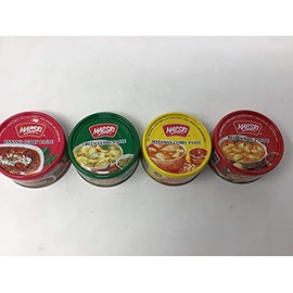 Variety Curry Paste 4pk Green, Red, Masaman, & Panang Curry