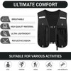 AYNKH Running Vest for Men and Women, Backpacks, Lightweight, Reflective