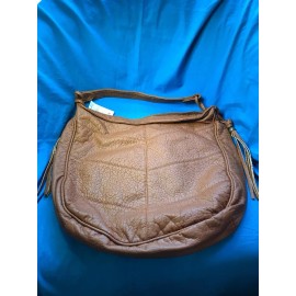 Claires New Claire's Light Brown Large Faux Leather Tote Bag Purse With Tassels