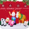 Nervure 8 FT Christmas Inflatable Outdoor Decoration - Christmas Inflatables
