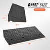 DNA MOTORING 7.7" Rise Rubber Curb Ramp Heavy Duty Loading