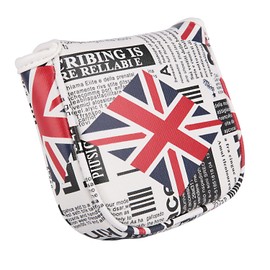 Mallet Golf Headcover Putter Cover Magnetic Odyssey 2 Ball Tailor Made Spider Putter Magnetic Closure American Flag British Flag