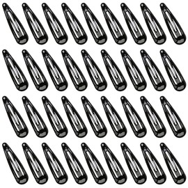 TEBIEKOY 36 Pinzas Para El Pelo De 4,8 Cm Con Forma De Lágrima, Con Recubrimiento Antigoteo, Para Todo Tipo De Cabello, Accesorios Para Mujeres Y Niña