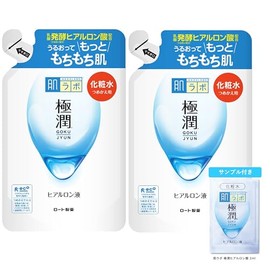 Hadalabo Gokujun Hyaluronic Liquid Refill 6.7 fl oz (170 ml) x 2 Pieces + Gokujun Sachet Included