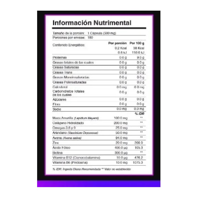 Multi F Women Vitaminas 180 Cáps Mujer A4h Colageno Biotina