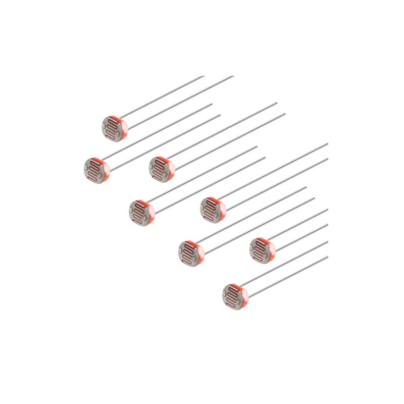 sourcing map 5528 GL5528 Photoresistors 5 mm Light Sensitive Photoresistor