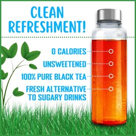 Unbrewed Planet Instant Iced Tea – 100% Pure Black Tea – 30 Single Serve Stick Packs – Unsweetened – Vegan – Gluten Free – On-the-Go for Travel, Work, Outdoors