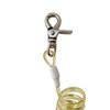 LLB Sports Coil Cord with Carabiner L Length 8.7 inches