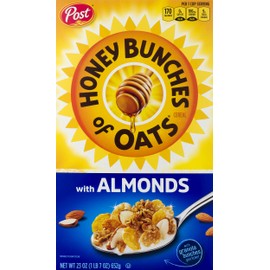Post, Honey Bunches Of Oats, Whole Grain Cereal, with Almonds, 23 Oz