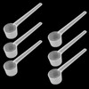 6 Pieces Measuring Spoons, Plastic Dosing Spoons with Scale Ladle,