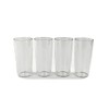 Tupperware Clear Collection Tumbler Transparent Drinking Cups (4)