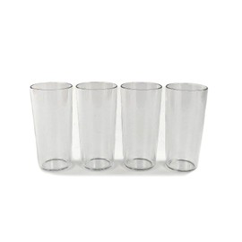 Tupperware Clear Collection Tumbler Transparent Drinking Cups (4)