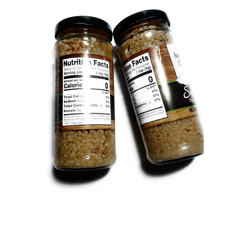 Supreme Tradition Minced Garlic 8 Ounce (Pack of 2)