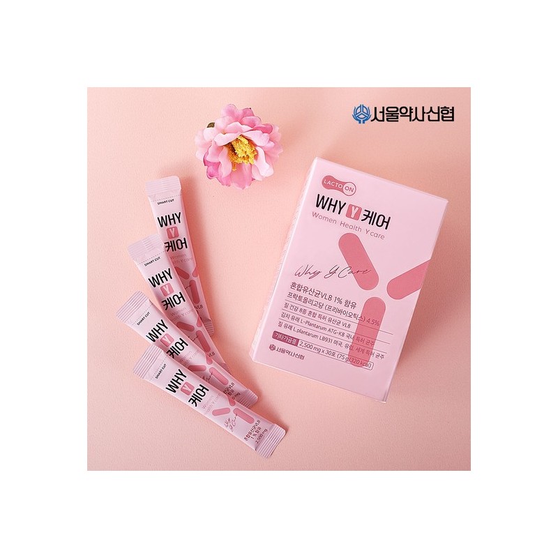 Seoul Pharmacists Credit Union WHY Y Care Vaginal-Derived Probiotics 30