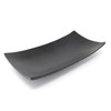 Trendy Wood & Light Decorative Bowl Canoe Mango Wood Black