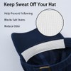 KimYoung Reusable Hat Sweat Liners 12PCS with 100 Tape Strips