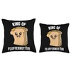 Marshmallow Cute King Of Fluffernutter Childs Surprise Throw Pillow