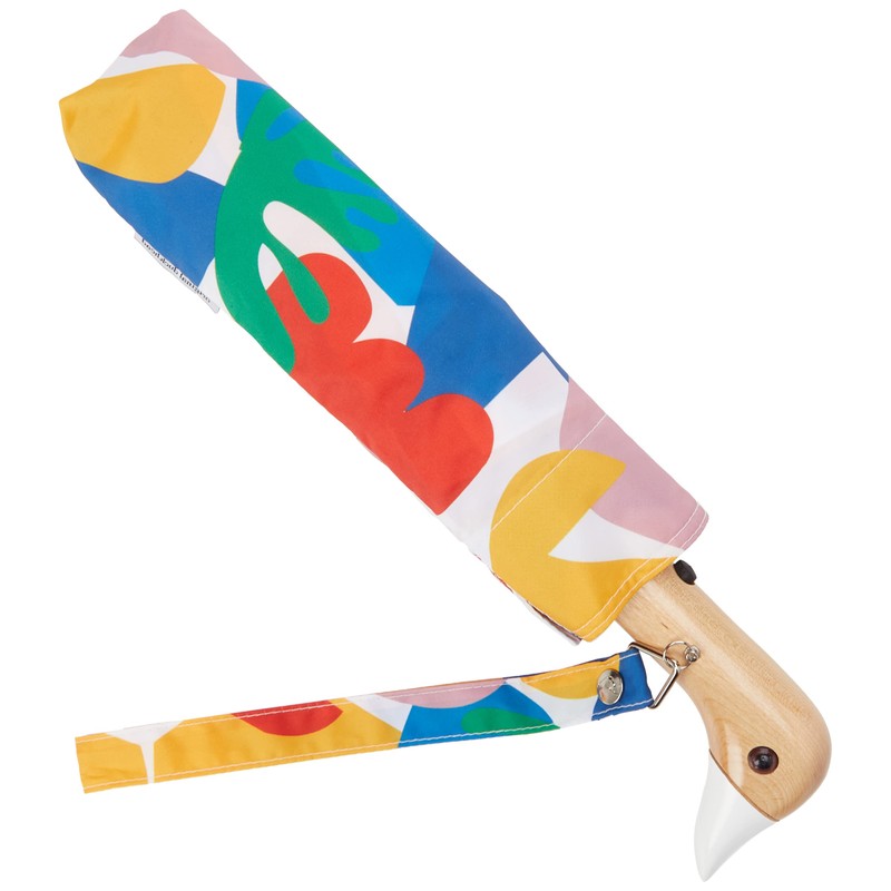 Original Duckhead Duck Umbrella Compact, Matisse Print, 5x7x35cm - Wind