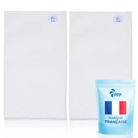 PFP Filter Bag Compatible with Desjoyaux Pool, Filter Bag for Skimmer Basket, Replacement Pool Filter 6 & 15 Micron, for Clear Water & Daily Pool Care, Washable, Set of 2 Mix