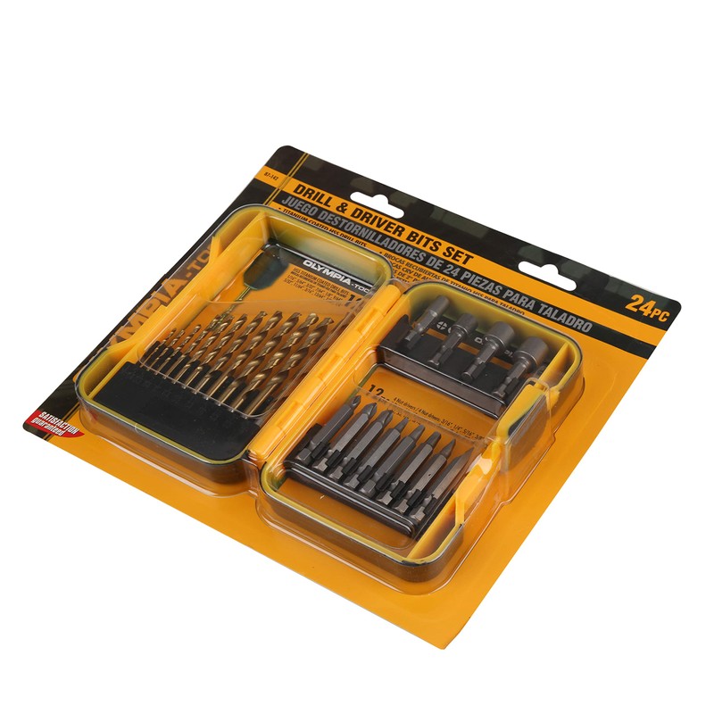 Olympia Tools 24Pc Drill Driver Tool Set, 87-142