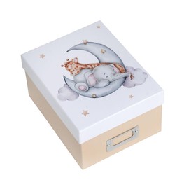 IDEAL TREND Baby Bear Memory Book Photo Book Photo Box Memory Book Colour: Elephant & Giraffe Format: 700 Photo Box