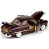 1949 Ford Coupe, Burgundy - Motormax Premium American 73213 -