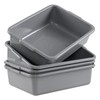 Cand 8 Liter Grey Plastic Bus Tubs, Small Commercial Bus