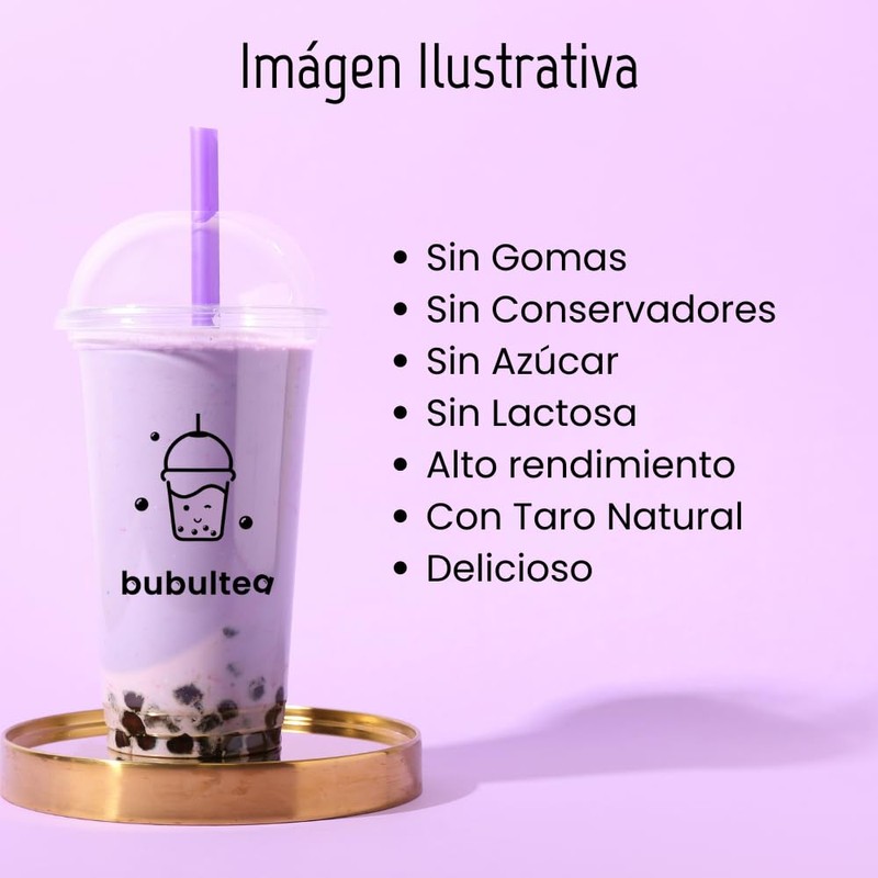 Taro en polvo para bebidas con Taro 100% natural Bubultea