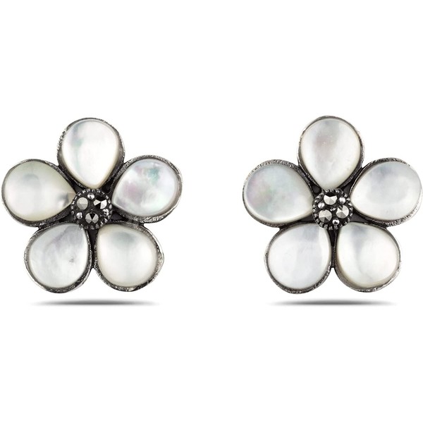 LaTisoro 925 Solid Sterling Silver Large 10mm Freshwater Pearl with