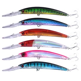 Soft Plastic Lures 6 Pack 23.5g Jig Head Swim Lures Paddle Lures for Bass Fishing Lures Kits Hooks Artificial Lures Sea Fishing Lures Bass Trout Baits for Saltwater and Freshwater (A)