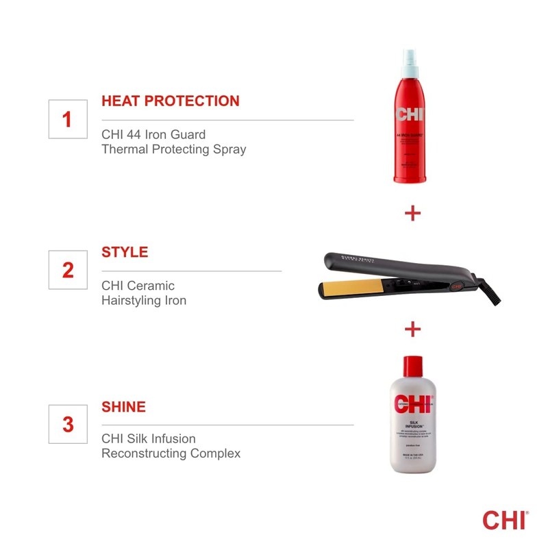 CHI Original Ceramic Flat Iron, Straightener For A Smooth Finish,
