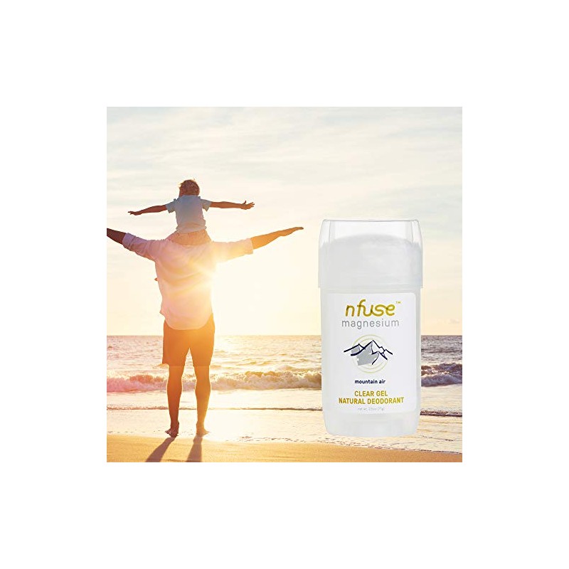 nfuse Desodorante en gel de magnesio natural - Cloruro de