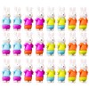 Operitacx 36 x Easter Bunny Erasers Easter Mini Erasers Rabbit