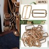 VOKABY Pack of 100 Carabiner Hooks with Swivel Kits, Bag
