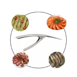 TIKA Stainless Steel Prawn Peeler Shrimp Deveiner–Effic