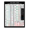 Magnetic Tap Drill Chart Reference Table Magnet | with Decimal