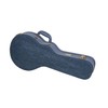Crossrock Relief Series Mandolin Case for F-Style | Carved Smoke