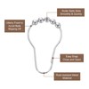 sourcing map 12Pcs Shower Curtain Hooks, Metal Roller Balls Glide