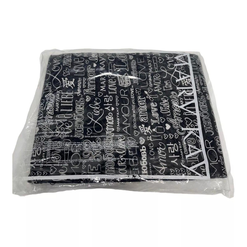 Mary Kay MAKEUP BAG Travel Roll-Up AMOUR AMOR LOVE ~