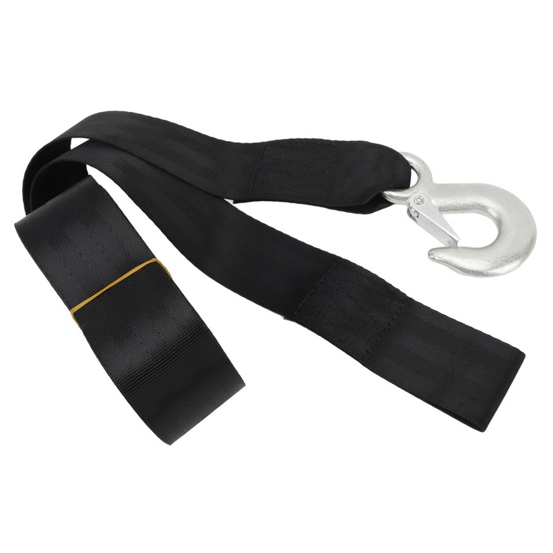 Heavy Duty Winch Strap with Hook 3500lb Load Boat Trailer